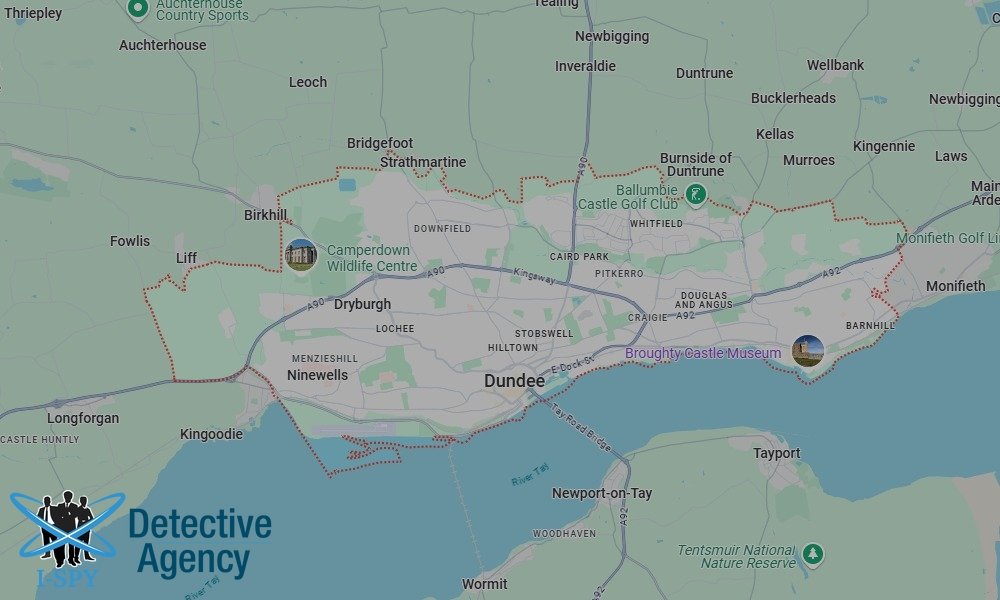 Locations our Tracing Agents serve in Dundee