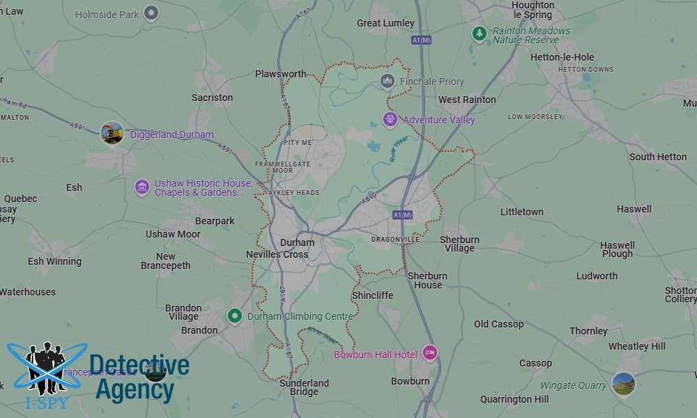 Locations our Tracing Agents serve in Durham