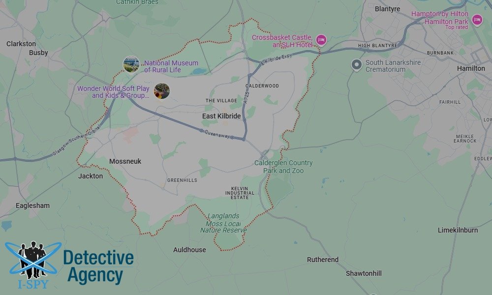 Locations our Tracing Agents serve in East Kilbride