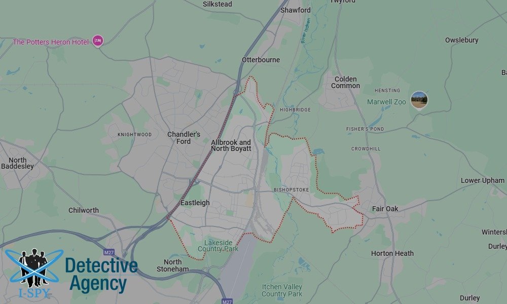 Locations our Tracing Agents serve in Eastleigh