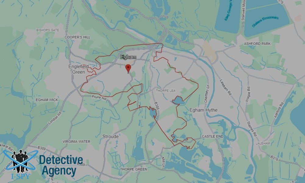 Locations our Tracing Agents serve in Egham