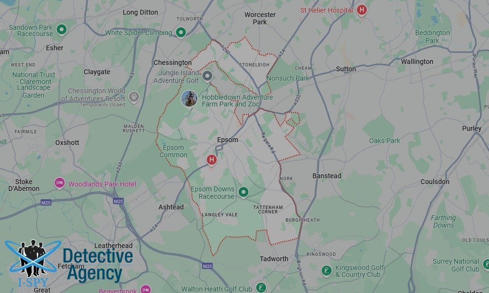 Locations our Tracing Agents serve in Epsom