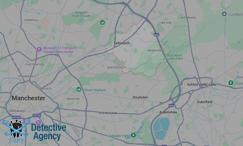 Locations our Tracing Agents serve in Failsworth