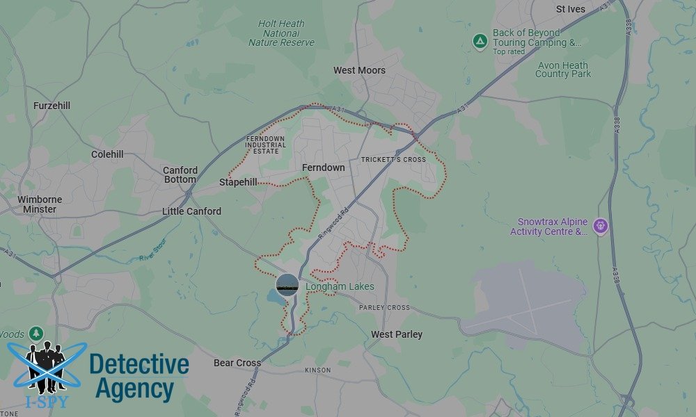 Locations our Tracing Agents serve in Ferndown