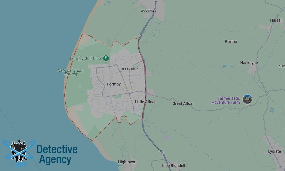 Locations our Tracing Agents serve in Formby