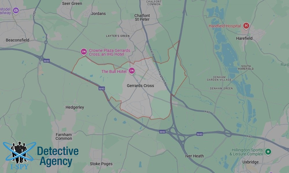 Locations our Tracing Agents serve in Gerrards Cross