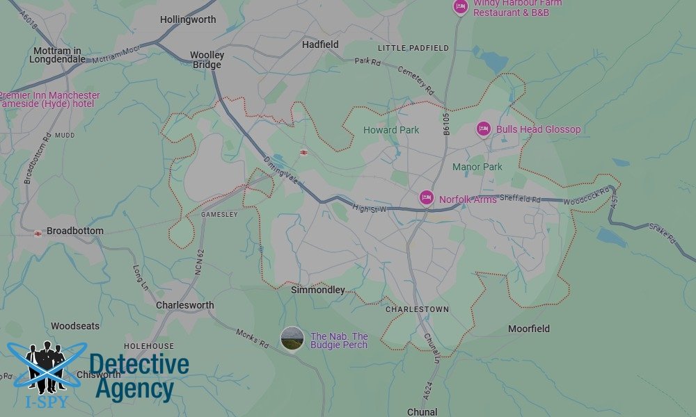 Locations our Tracing Agents serve in Glossop