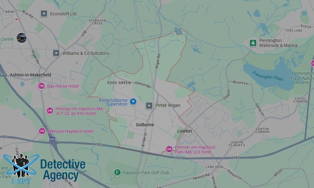 Locations our Tracing Agents serve in Golborne