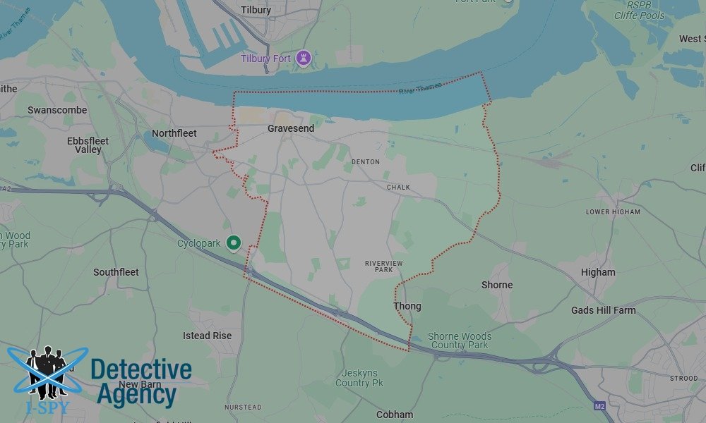 Locations our Tracing Agents serve in Gravesend