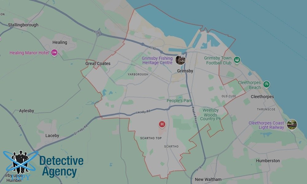 Locations our Tracing Agents serve in Grimsby