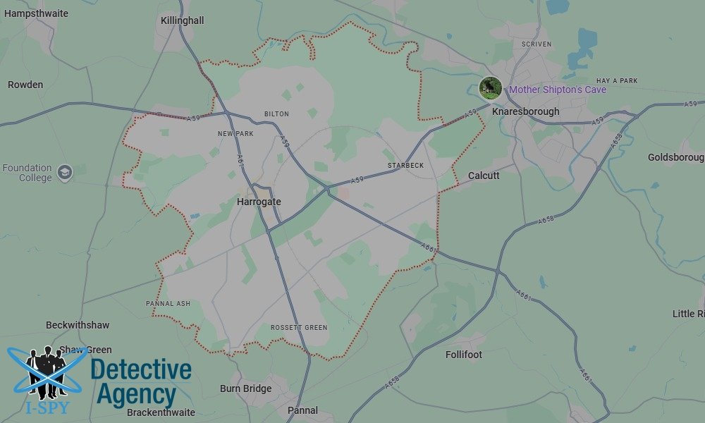 Locations our Tracing Agents serve in Harrogate
