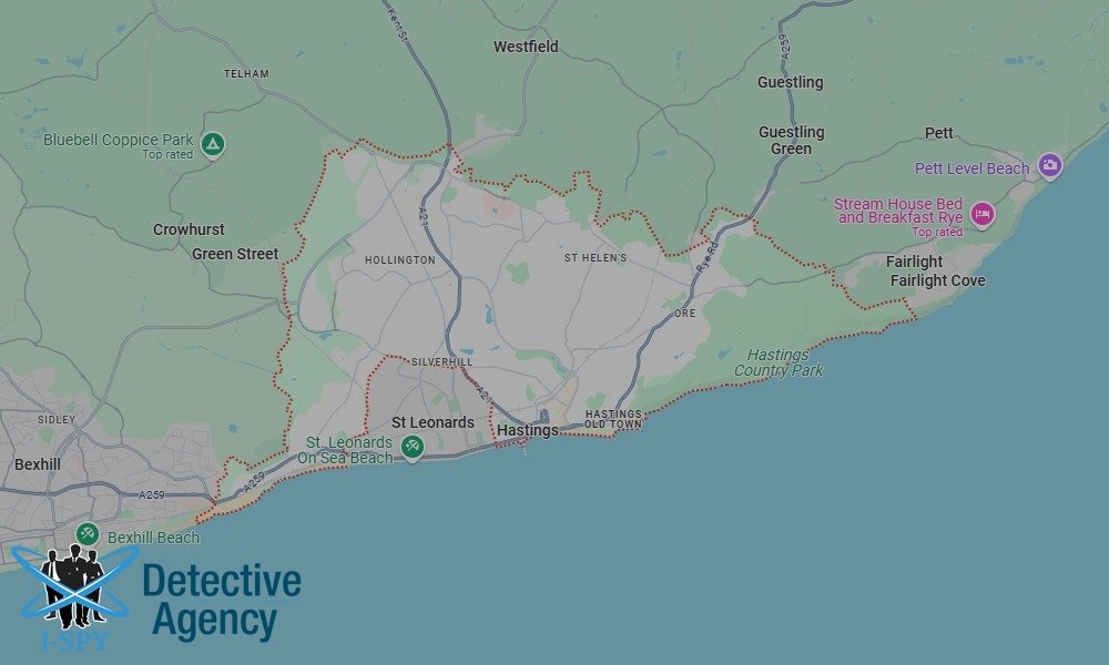 Locations our Tracing Agents serve in Hastings