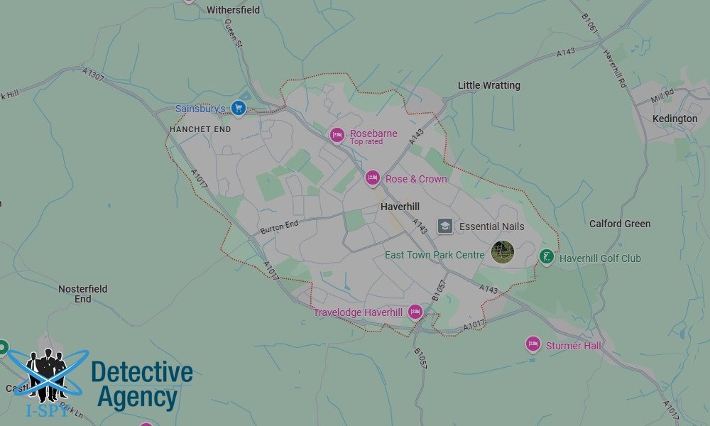 Locations our Tracing Agents serve in Haverhill
