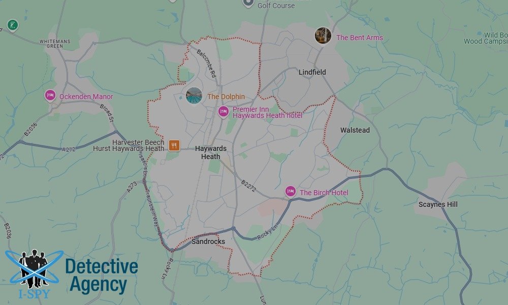 Locations our Tracing Agents serve in Haywards Heath