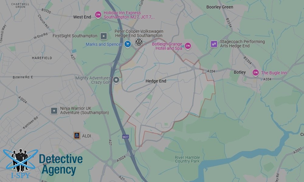 Locations our Tracing Agents serve in Hedge End