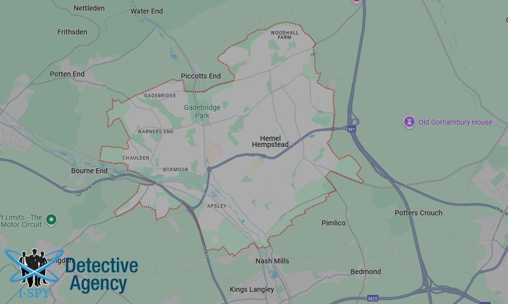Locations our Tracing Agents serve in Hemel Hempstead