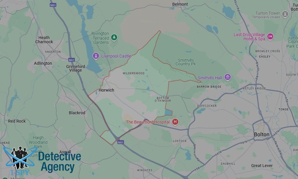 Locations our Tracing Agents serve in Horwich