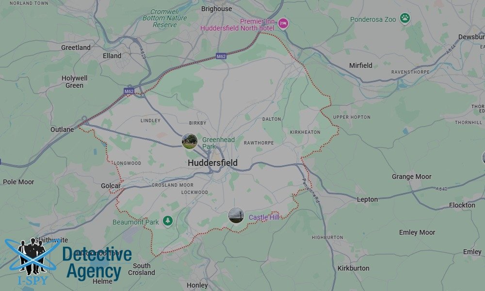Locations our Tracing Agents serve in Huddersfield