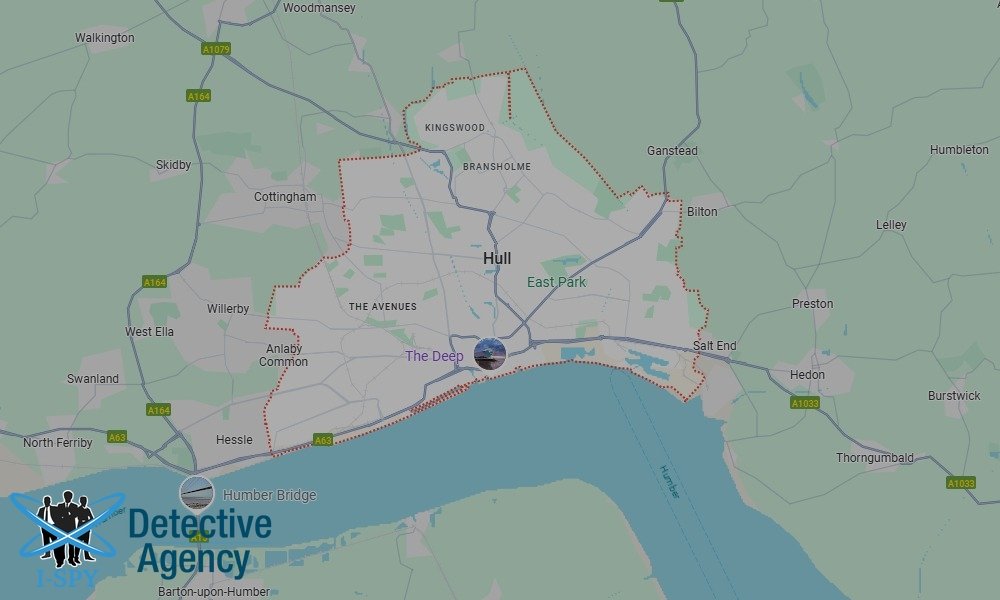Locations our Tracing Agents serve in Hull