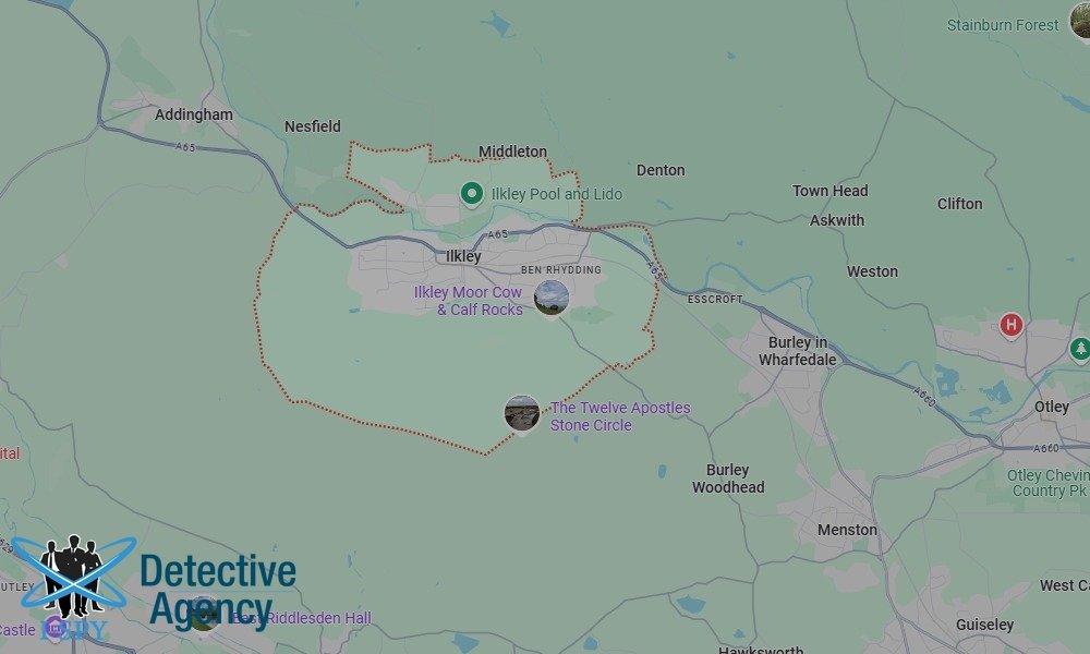 Locations our Tracing Agents serve in Ilkley