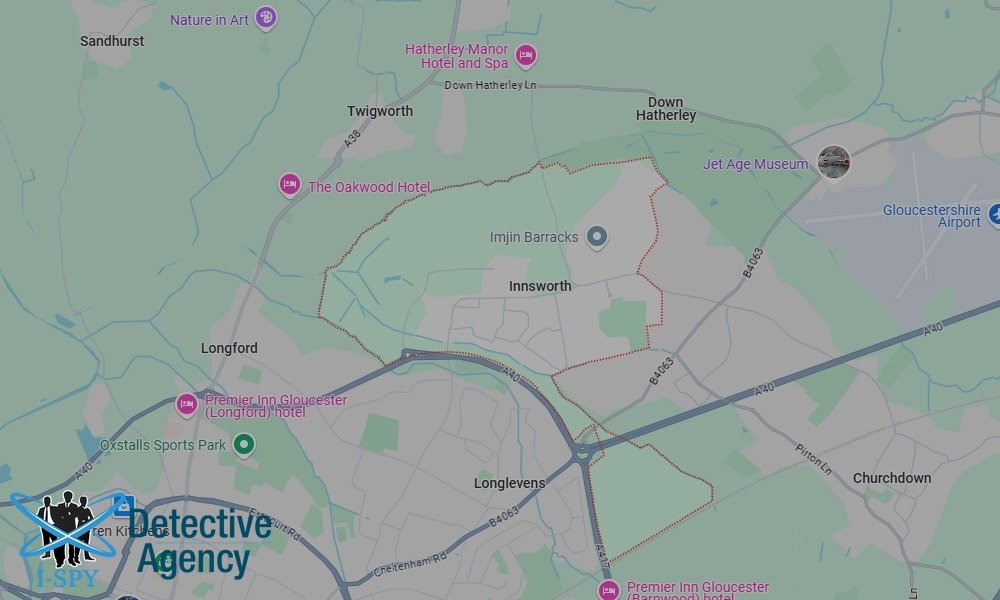 Locations our Tracing Agents serve in Innsworth