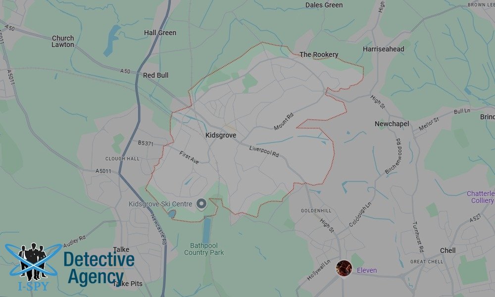 Locations our Tracing Agents serve in Kidsgrove