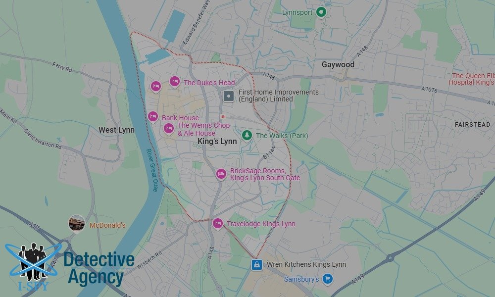 Locations our Tracing Agents serve in King's Lynn