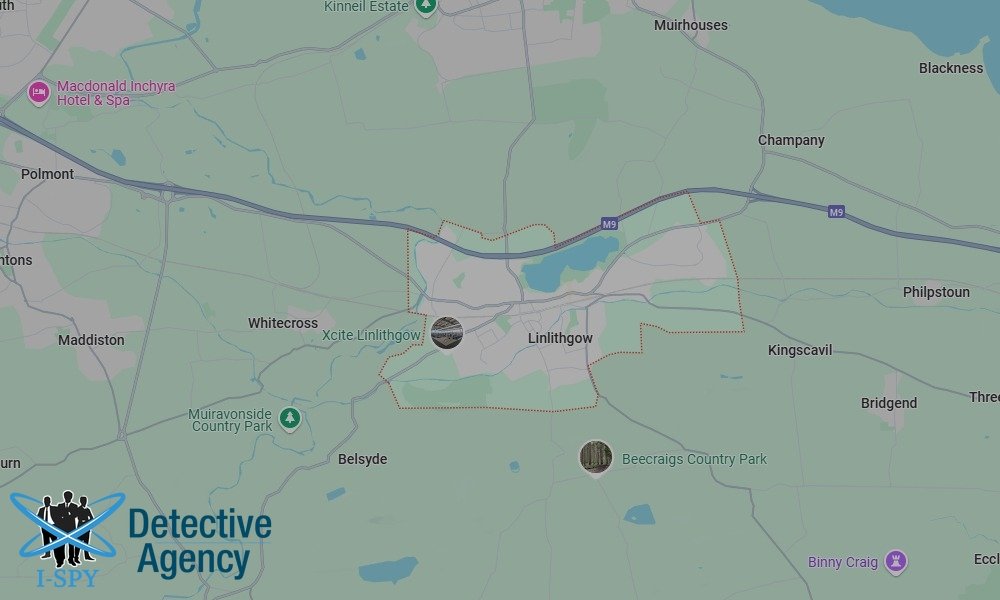 Locations our Tracing Agents serve in Linlithgow