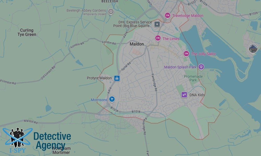 Locations our Tracing Agents serve in Maldon