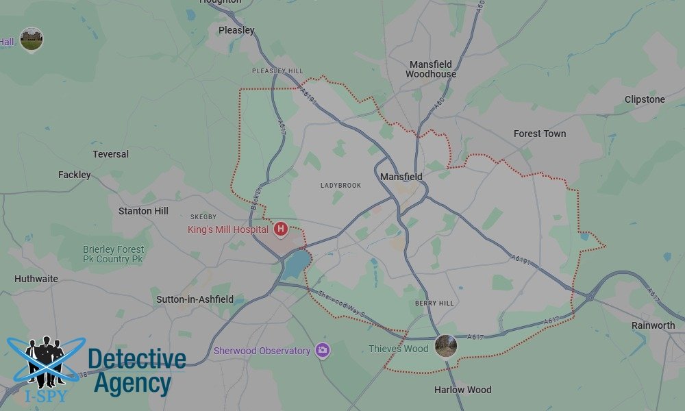 Locations our Tracing Agents serve in Mansfield