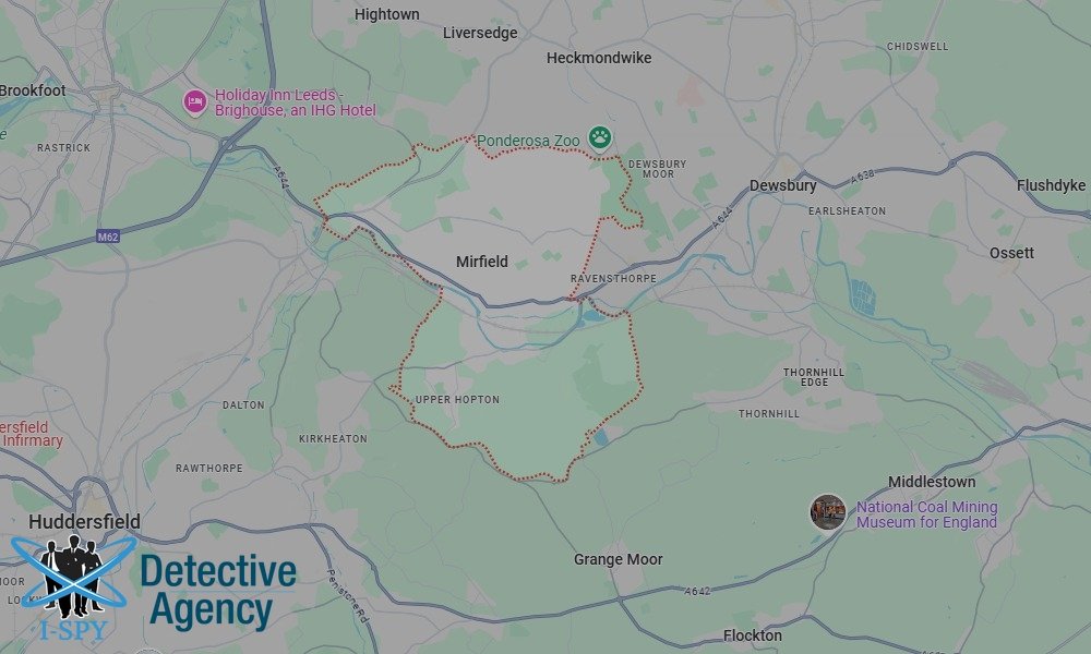 Locations our Tracing Agents serve in Mirfield