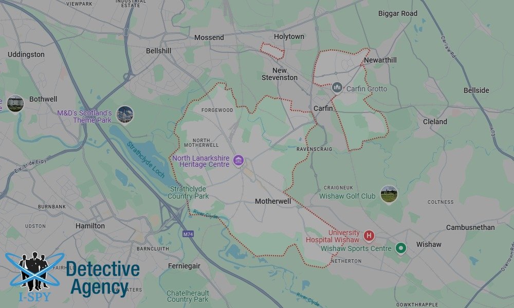 Locations our Tracing Agents serve in Motherwell