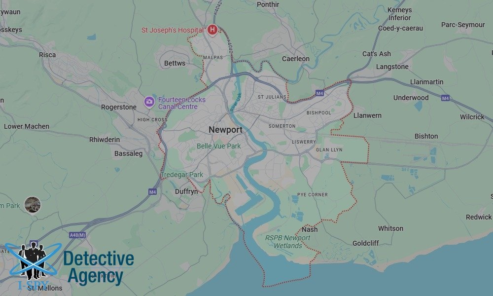 Locations our Tracing Agents serve in Newport