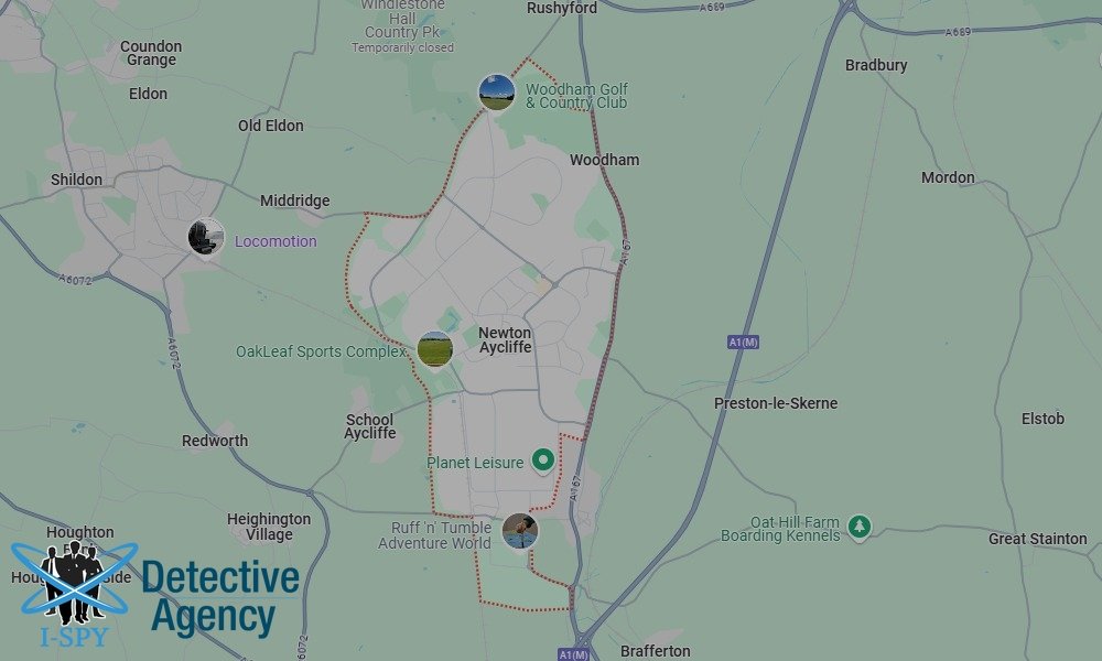 Locations our Tracing Agents serve in Newton Aycliffe