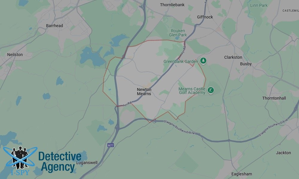 Locations our Tracing Agents serve in Newton Mearns