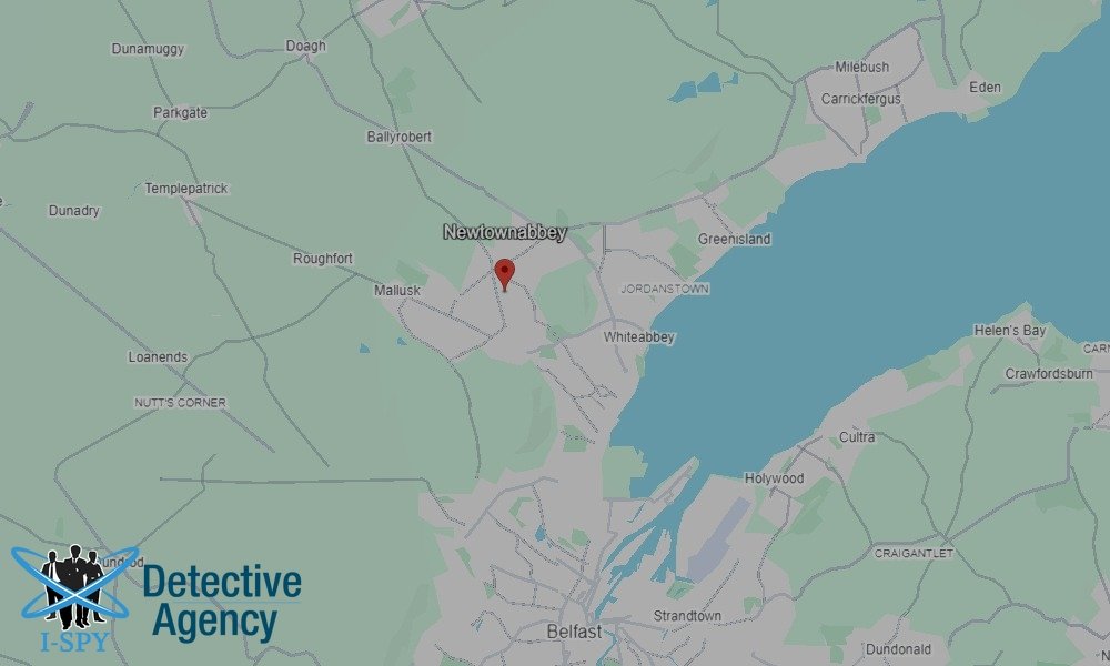 Locations our Tracing Agents serve in Newtownabbey