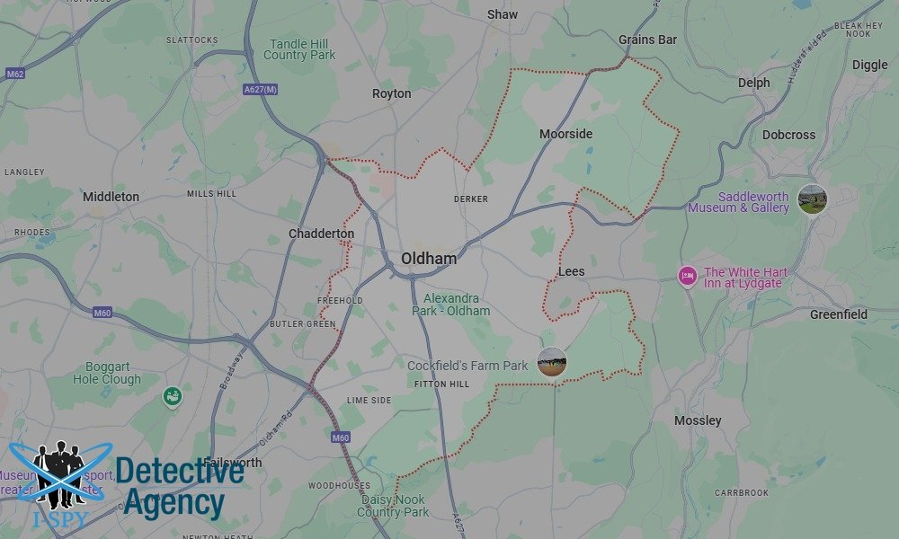 Locations our Tracing Agents serve in Oldham