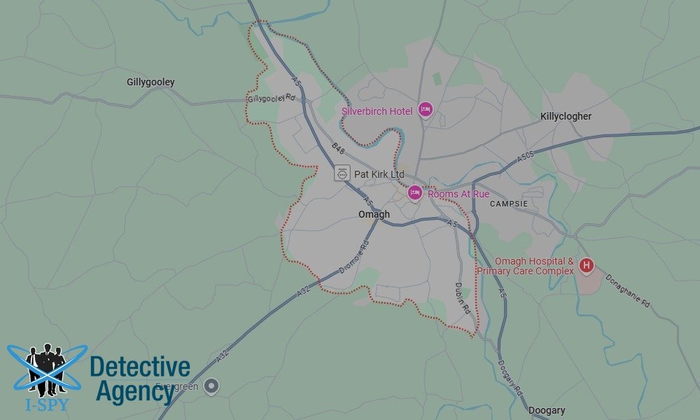 Locations our Tracing Agents serve in Omagh