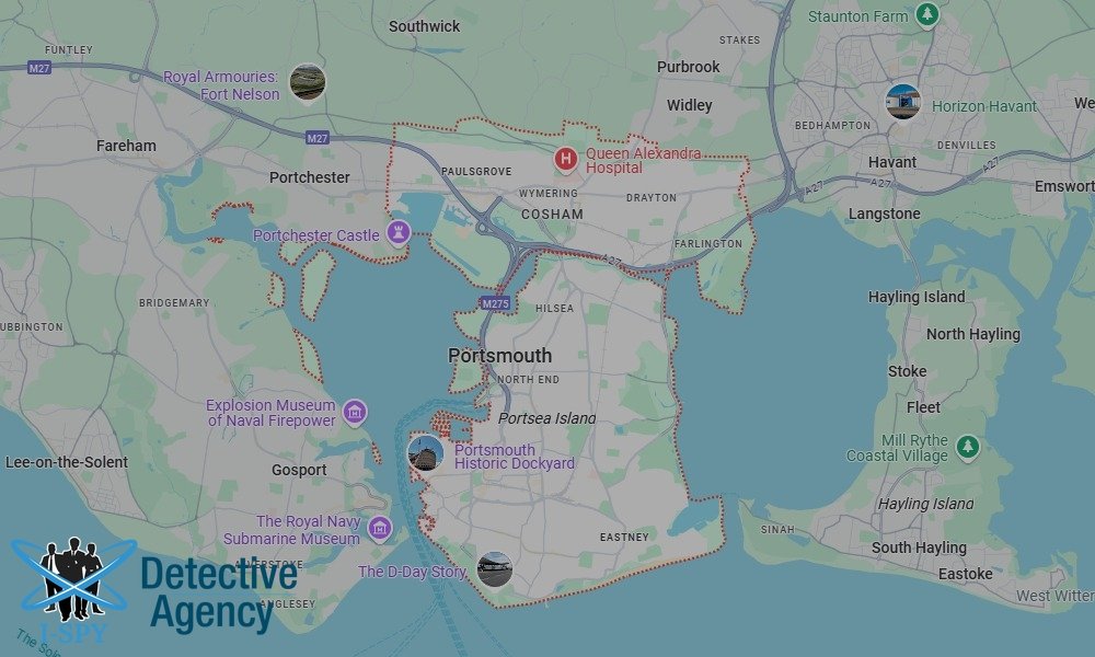 Locations our Tracing Agents serve in Portsmouth