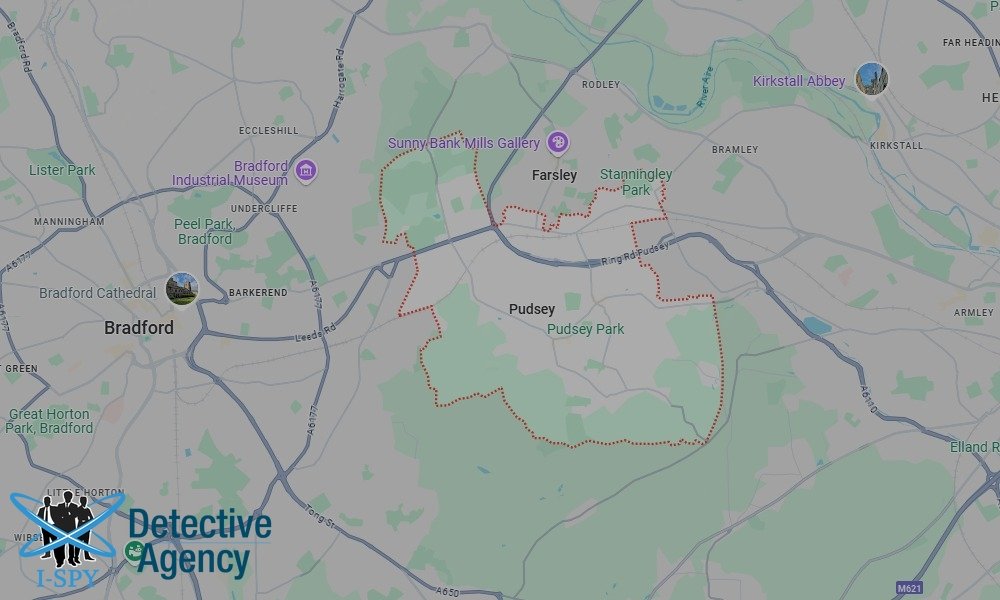 Locations our Tracing Agents serve in Pudsey