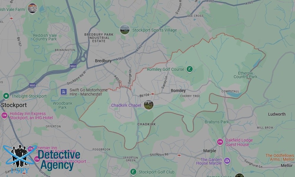 Locations our Tracing Agents serve in Romiley