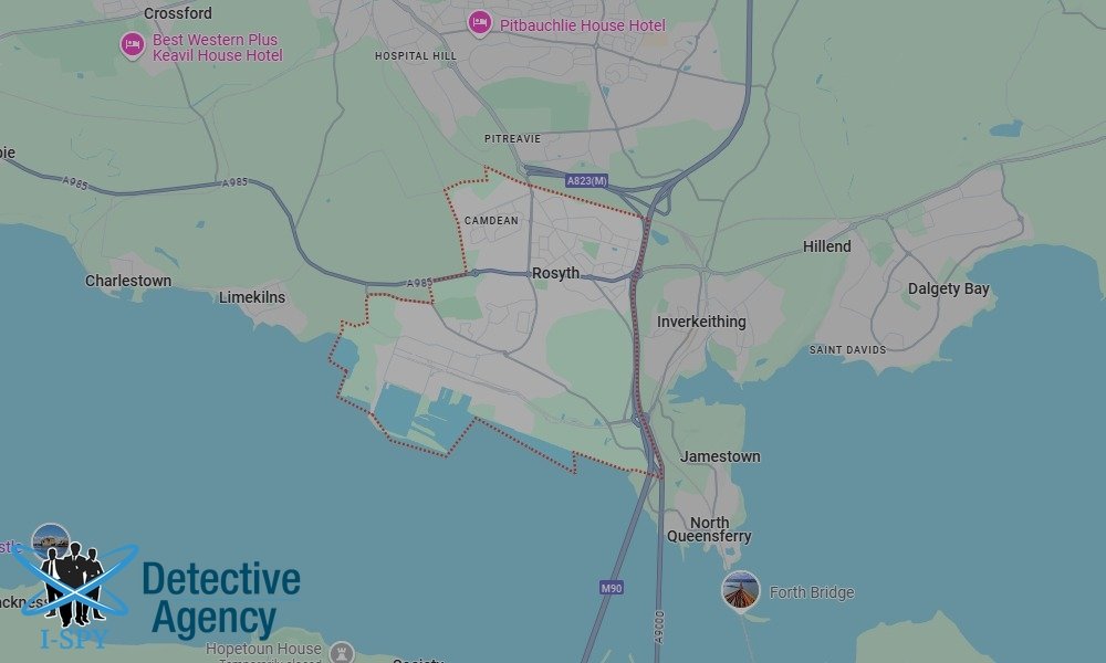 Locations our Tracing Agents serve in Rosyth