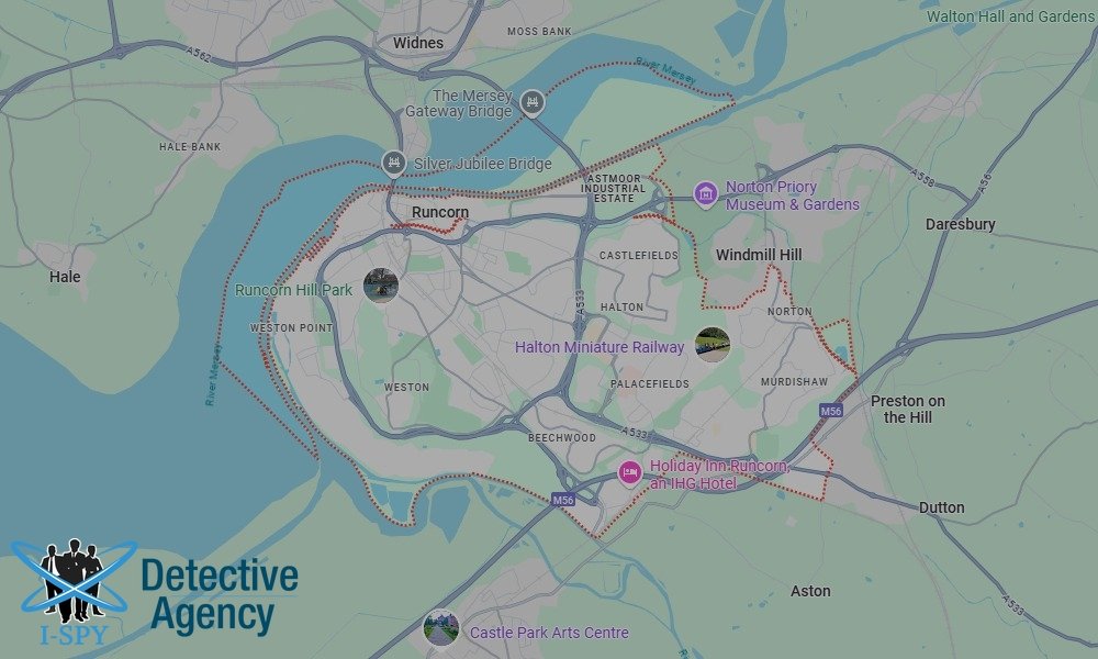 Locations our Tracing Agents serve in Runcorn