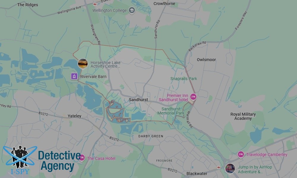 Locations our Tracing Agents serve in Sandhurst