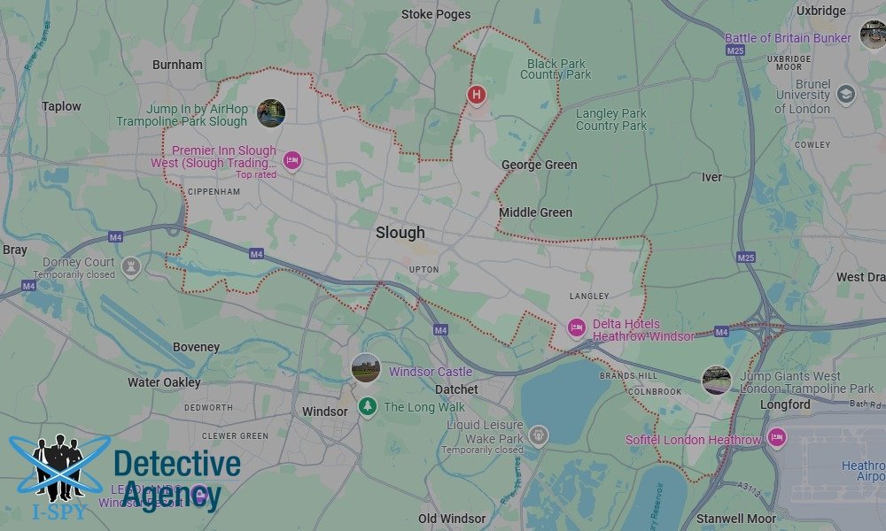 Locations our Tracing Agents serve in Slough