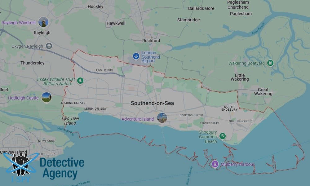 Locations our Tracing Agents serve in Southend-on-Sea