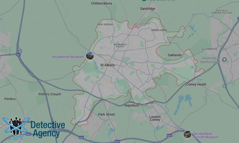 Locations our Tracing Agents serve in St Albans