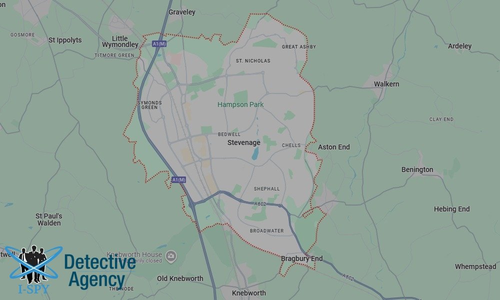Locations our Tracing Agents serve in Stevenage