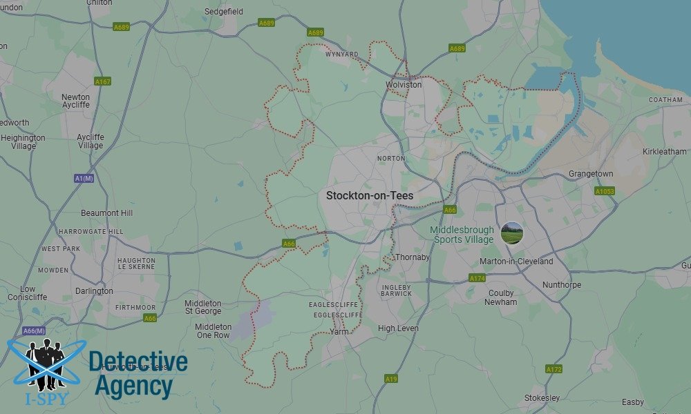 Locations our Tracing Agents serve in Stockton-on-Tees