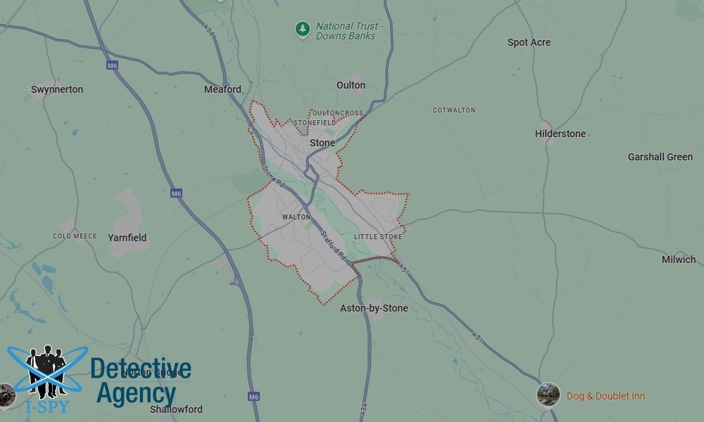 Locations our Tracing Agents serve in Stone